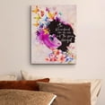 thumbnail image 4 of Inspirational Canvas Wall Art Framed Floral Butterflies Watercolor Paintings for Wall Decorations Encouragement Gifts for Women Pictures Wall Decor Poster for Home Office Living Room Bedroom, 4 of 6