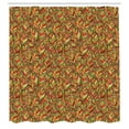 thumbnail image 2 of Ambesonne Leaves Shower Curtain, Autumn Faded Leafage, 69"Wx84"L, Multicolor, 2 of 4