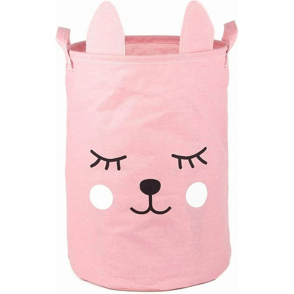 Kids Laundry Hamper Foldable Storage Box Toys Organizer Dresses Organizer Laundry Hamper, Foldable Round Storage Laundry Baskets