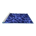 thumbnail image 2 of Ahgly Company Machine Washable Indoor Rectangle Persian Blue Bohemian Area Rugs, 2' x 4', 2 of 4