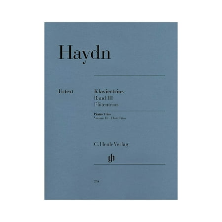 Haydn Flute - G. Henle Verlag Piano Trios - Volume III: Flute Trios Henle Music Folios Series Softcover Composed by Franz Joseph Haydn