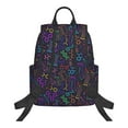 thumbnail image 2 of Naloa Chemistry Science Print Lightweight DayBackpack Suitable for school, work, shopping, travel, etc., 2 of 5
