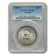 1936 Norfolk Half Dollar MS-68+ PCGS