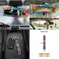 thumbnail image 7 of Yuyamidu Pug Auto Seat Cover Full Set of 15 Colorful Flower Car Steering Wheel Protector Seatbelt Strap Pad Trash Can Mount Storage Pocket Cup Holders Rearview Mirror Cover Keychain Universal Fit, 7 of 7