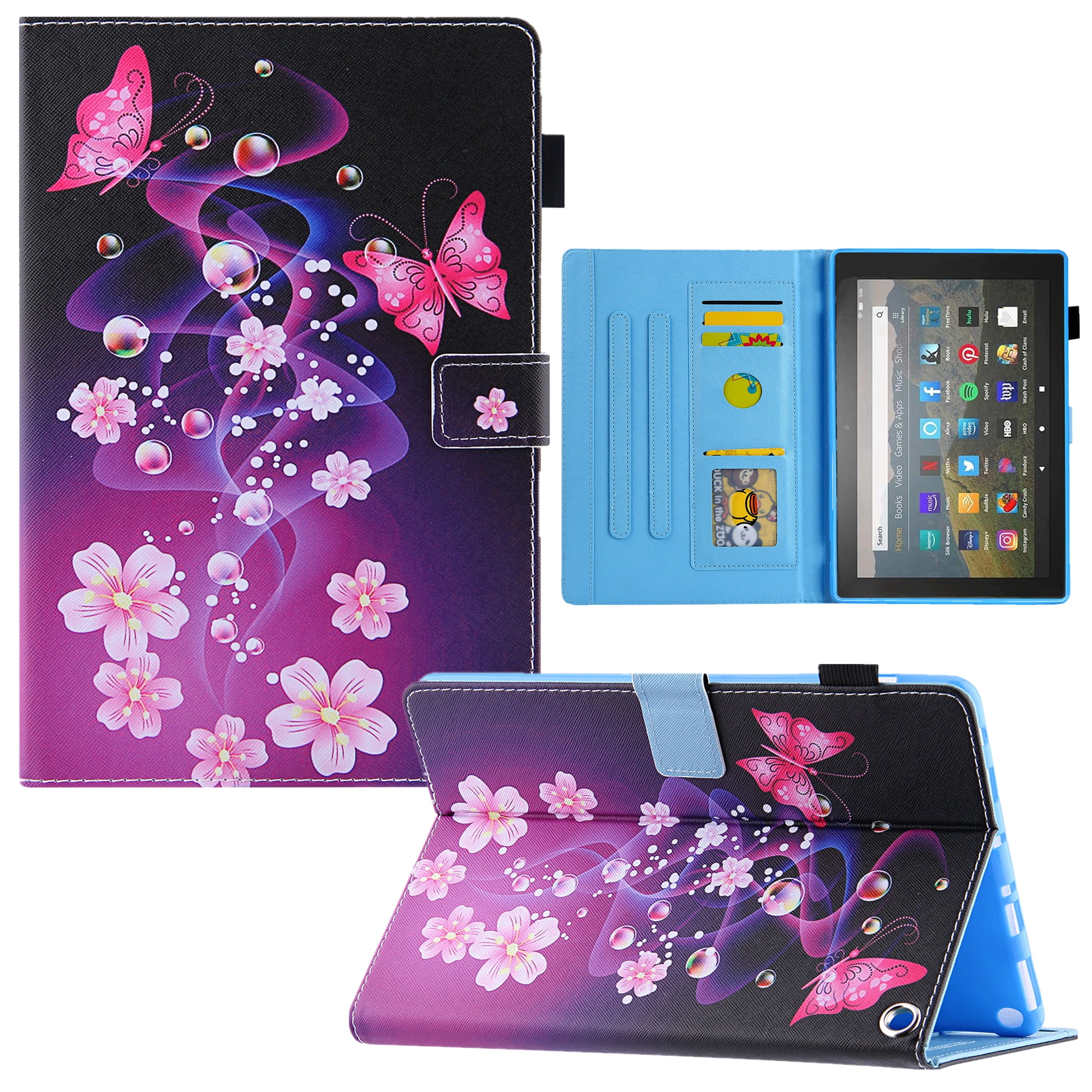 Dteck Smart Case For Amazon Fire Hd 10 21 Hd10 Plus 21 10 1 Inch Magnetic Card Holder Wallet Patterned Automatic Wake Sleep Case Pu Leather Kickstand Shockproof Folio Cover Pink Butterly Walmart Com Dteck Smart Case For Amazon Fire Hd 10 21 Hd10 Plus 21 10 1 Inch Magnetic Card Holder Wallet Patterned Automatic Wake Sleep Case Pu Leather Kickstand Shockproof Folio Cover Pink Butterly Walmart Com