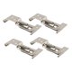 thumbnail image 1 of 4 piezas de soporte para de cubierta de matrícula, cubierta de coche, clips para placa de matrícula de remolque automático para, 1 of 9