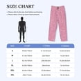 thumbnail image 4 of Fotbe Glitter Pink Pantalones de Pijama para Hombre, Pantalones de Dormir, Pantalones de Casa con Cintura Ajustable y Bolsillos-Large, 4 of 6