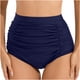 thumbnail image 1 of Acyse 2025 Womens Bikinis Clearance Ladies Fashion New High Waist Stretch Pleated Swimming Pants Juniors Conservative Swimming Pants, 1 of 3