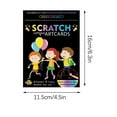 thumbnail image 3 of Scratch Art Paper under $5! Xqxayjr Scratch Paper Art Set forKids, Colorful Magic Drawing Book with Stylus, DIY Craft Kit for Birthday Christmas Party, EducationalToyforChildre, Creative Art Supplies, 3 of 9