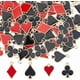 thumbnail image 1 of 96 piezas de 4 estilos de dijes de naipes, dijes de póker a granel, dijes de aleación de esmalte, corazón, rombo, flor de ciruelo, lindos dijes rojos y negros, 1 of 6