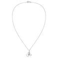 thumbnail image 4 of Mysterious Aum or Om Prayer Symbol .925 Sterling Silver Pendant Necklace, 4 of 6