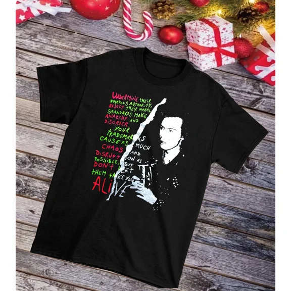 CLASSIC sid vicious undermine their Gift xmas S-234XL Black Shirt FN042