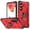 Red, variant on for Samsung Galaxy A16 5G/4G Case, with Magnetic Car Mount Function, Military Grade Shockproof Non-Slip Case Built-in 360° Rotate Ring Stand for Galaxy A16 5G/4G - Black