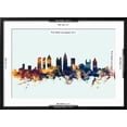 thumbnail image 5 of Art.com Atlanta Georgia Skyline Art Print by Michael Tompsett, Black Frame Wall Art, 29" x 21", 5 of 5