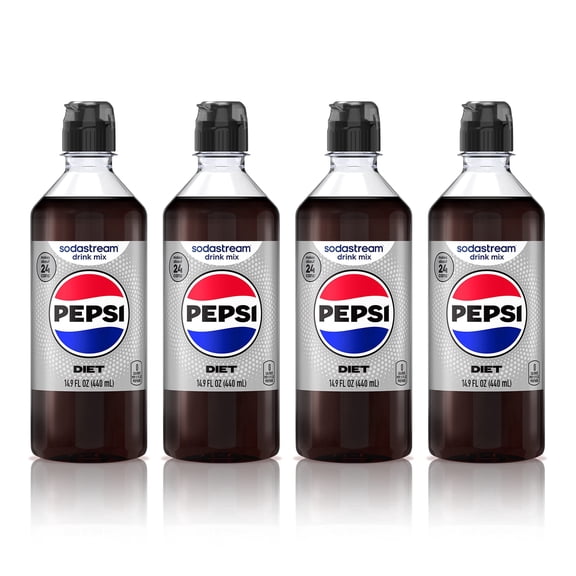 NEW sodastream Diet Pepsi Drink Mix, 4pk