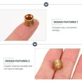 thumbnail image 2 of Miangastore 20Pcs Pool Cue Ferrules Billiard Copper Tip Ferrules Pool Tip Hoops Snooker Pool Parts, 2 of 8
