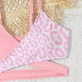 thumbnail image 5 of NIEWTR Girls Swimwear 3-Piece Swimsuit Set Tank Top Shorts Skirt Lightweight Water Play Outfit(Pink,9-10 Years), 5 of 5