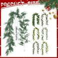 thumbnail image 3 of Hilehuti 180cm Realistic Christmas Greenery Garland, Natural Droopy Soft Bendable Artificial Garland for Mantle Decor and Indoor Holiday Decorations, 3 of 9
