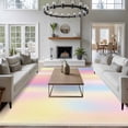 thumbnail image 3 of 6'x9' Area Rugs, Pink Purple Indoor Outdoor Area Rug for Living Room Bedroom, Modern Colorful Ombre Abstract Tie Dye Art Washable Bathroom Rugs Kitchen Floor Carpet Mats Home Decor Aesthetic, 3 of 8