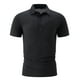 thumbnail image 1 of pstuiky camisetas para hombre, Camiseta informal de cuello redondo para hombre, blusa de manga corta, color liso, rasgada camisas casuales para hombre l, 1 of 5
