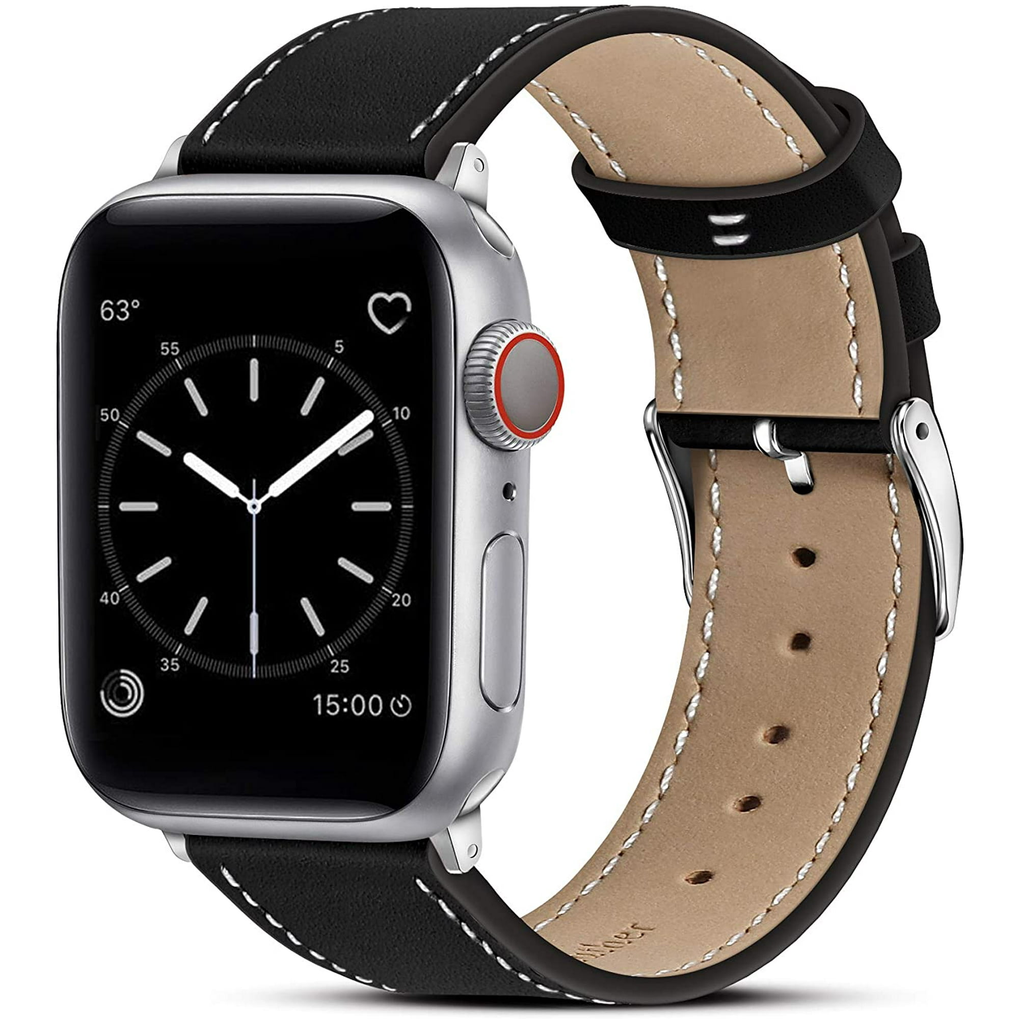 Apple watch 3 leather band 42mm online