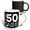 Multicolor, variant on 3drose, Im Not 50 Im 49 Ninety Five Plus Tax, 11oz Magic Transforming Mug