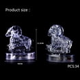 thumbnail image 3 of Fridja 3D Crystal Puzzle Jig-saw Clear Twelve 12 Constellation Astrolog Flash LED Light, 3 of 6