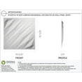 thumbnail image 2 of Ekena Millwork 19 5/8"W x 19 5/8"H Arrow EnduraWall Decorative 3D Wall Panel, White, (50-Pack for 133.73 Sq. Ft.), 2 of 12
