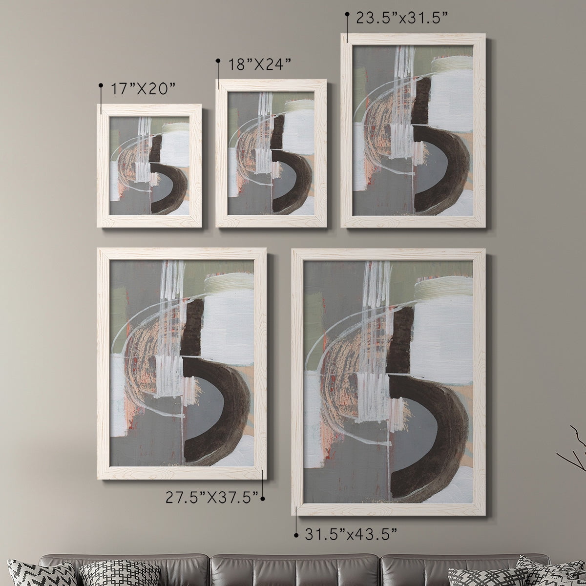 Arching Neutrals III - Premium Framed Canvas - Ready to Hang