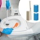 thumbnail image 5 of Juego de cepillos de baño desechables de alta eficiencia para el hogar, mango largo con repuesto Cabezal de 12 recambios, 5 of 9