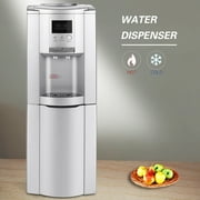 Angle View: Clearance! Electric Hot Cold Water Cooler Dispenser Loading 5 Gallon