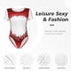 thumbnail image 4 of Fotbe Winter Christmas Snowflake Body de Mujer con Cuello Redondo y Mangas Cortas, Sin Mangas Ajustado, Suave, Cómodo y Básico-XX-Large, 4 of 7