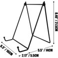 thumbnail image 2 of FONHERILI Cookbook Stand Recipe Book Holder for Kitchen Easels Signs Tabletop Plate Display Stand Wedding Sign Picture Photo Frame Decorative Plate Stand (Black XLarge), 2 of 6