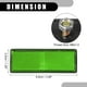 thumbnail image 4 of Reflector universal de 4 piezas de 3,46 "x 1,26" - Reflector rectangular de seguridad para motocicleta y bicicleta que aumenta la visibilidad y la seguridad en la carretera - Plástico verde, 4 of 8