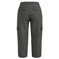 thumbnail image 6 of VBVC Women's Drawstring Cargo Capri Pants , Causal Summer Crop Trousers For Women , Ladies' Lightweight Y2K Pants with Pockets, Dark Gray , S-2XL, 6 of 7