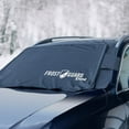 thumbnail image 3 of FrostGuard XTEND Automotive Winter Windshield Cover for Snow, Frost & Ice, One Size, Extension Panels, 55-66x41 inches, Black, 3 of 7