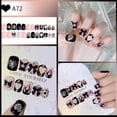 thumbnail image 1 of 24 Pcs Ongles Postiches Tendance avec Colle Gelée - Ultra-Légers, Confortables et Durables, 1 of 1