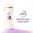 thumbnail image 4 of Dove Even Tone Antiperspirant Deodorant for Uneven Skin Tone Restoring Powder Sweat Block for All-Day Fresh Feeling 2.6 oz 3 Count, 4 of 7