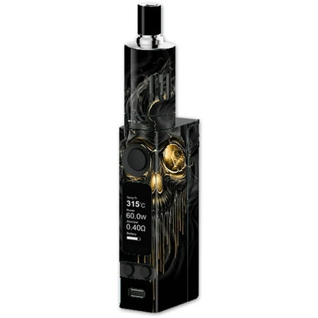 Glowing Skeleton - Skin Decal For Joyetech Evic Vtc Mini Vape Mod / Golden Skull, Glowing Skeleton