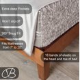 thumbnail image 2 of Smooth Satin BedTite Sheet Set, Full, Silver – Wrinkle-Resistant, Deep Pocket, Soft & Secure Fit, 2 of 7