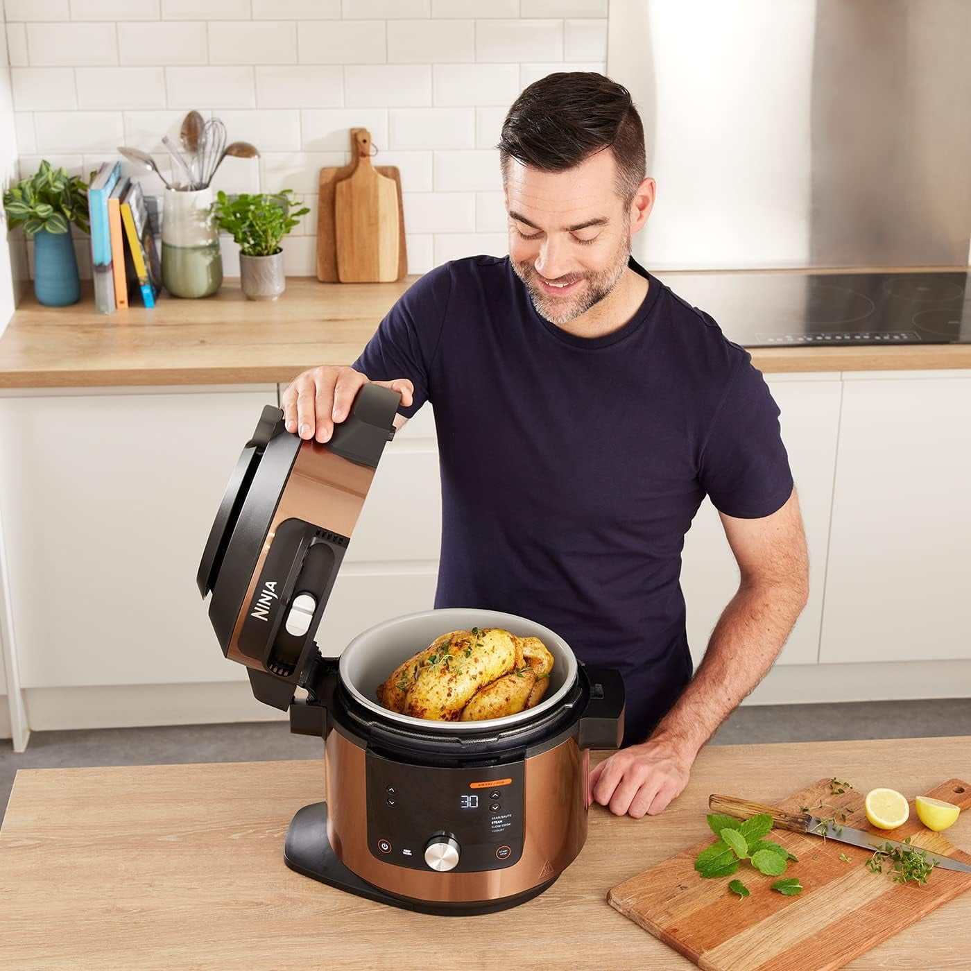 Ninja® Foodi® 14-in-1 8-qt. SMART XL Pressure Cooker Steam Fryer with  SmartLid