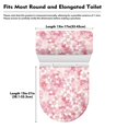 thumbnail image 6 of SEANATIVE Pink Cherry Blossom Toilet Seat Lid Cover Easy to Install Toilet Seat Covers for Bathroom 2 Piece Breathable Toilet Seat Cover Set Universal for Most Toilet Bowl Lids, 6 of 7