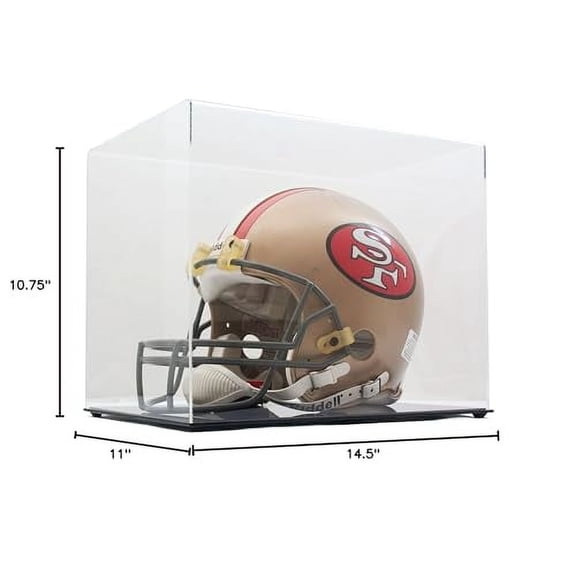 Acrylic Full Size Football Helmet Display Case