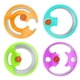 thumbnail image 4 of Juguete De Mano De Descompresión, Juguete Especial Para La Yema Del Dedo, Antiestrés, Adhd, Juguete Para Regalo Para Niños Y Adultos Yuarrent FN007641-04, 4 of 6