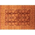 thumbnail image 1 of Ahgly Company Indoor Rectangle Oriental Orange Traditional Area Rugs, 2' x 4', 1 of 4