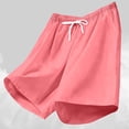 thumbnail image 4 of Simua Men's Solid Color Quick Dry Swim Trunks | Built-In Liner Drawstring Waist Side Pockets Beach Shorts for Summer Water Sports Casual Wear, 4 of 4