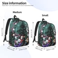 thumbnail image 2 of Goofa The Nightmare Before Christmas Pattern Durable Canvas Daypack - High-Quality Vintage Backpack, Compact & Versatile for Travel and Everyday Use-Small, 2 of 5