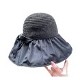 thumbnail image 4 of Sombrero de sol de lazo de verano protección ultravioleta sombrero de pescador protector solar, 4 of 4