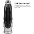 thumbnail image 6 of OVENTE Cool Breeze Electric Oscillating Tower Fan with 3 Speed Control, 30.5 Inch Bladeless Portable Cooling Floor Fan with Quiet Low Noise Tech for Cooler Air at Bedroom Home Office, Silver TF87S, 6 of 8