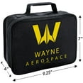 thumbnail image 2 of Justice League Movie Wayne Aerospace Insulated Soft Sided Lunch Box - Reusable Lunch Bag For School Office Work, BPA Free, 2 of 5